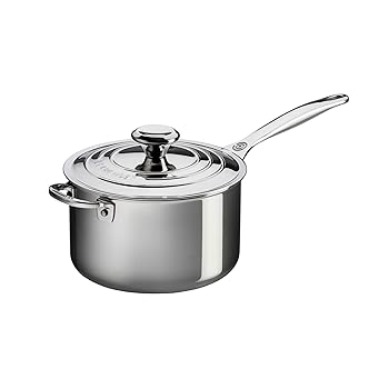 【中古】Le Creuset 3層ステンレス鋼スチール写真 3クオート 出どころ食麺麭 M