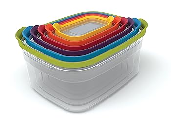 【中古】【39shop】Joseph★Joseph 81009 Nest Storage Resuable Plastic Food Storage Containers Set, 12-Piece, Multicolor by Joseph Joseph 並行輸入品（非常に良い）｜ドリエム店 18,565円