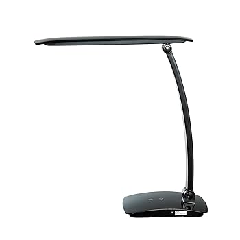 【中古】ELPA LEDデスクスタンドライト 4段階調光 ブラック AS-LED05BK