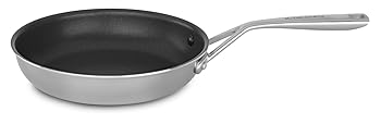【中古】KitchenAid 3層ステンレス鋼スチール写真 10in ノンスティックスキレット M