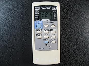 【中古】TOYOTOMI エアコンリモコン RC-8