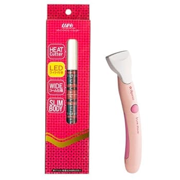 【中古】【39shop】Vラインヒートカッター★ルパ V-line Heat Cutter LUPA チェック +ラヴィア iラインシェーバーピンク セット（良い）｜ドリエム店