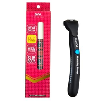 【中古】Vラインヒートカッター ルパ V-line Heat Cutter LUPA チェック + ケディオスKDIOS 男性用グルーミング・シェーバー セット
