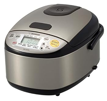 【中古】Zojirushi NS-LGC05XB Micom Rice Cooker \u0026 Warmer, Stainless Black by Zojirushi 並行輸入品