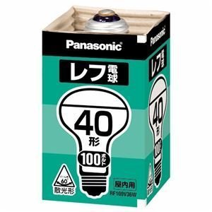 【中古】パナソニック レフ電球 100V 40W形 口金E26 10個セット RF100V36WD-10SET