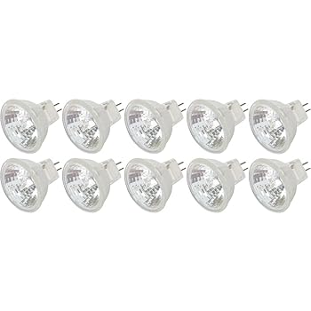 【中古】Simba Lighting MR11 ハロゲン 20W 12V FTD スポットライト電球 10個パック 2ピン 220lm 風景 アクセント トラックライト 光ファイバー用 GU4 バ