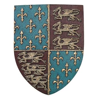 【中古】Pacific Giftware 中世の王室紋章 壁彫刻 装飾