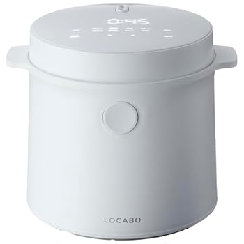 【中古】LOCABOロカボ 糖質カット炊飯器 LOCABO ホワイト