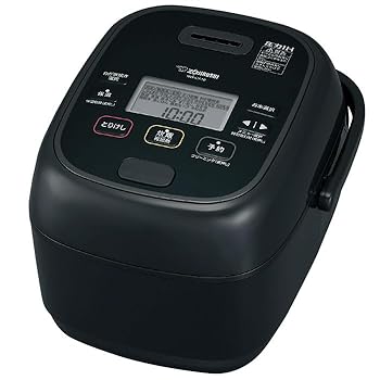 【中古】象印マホービン 炊飯器 極め炊き ブラック 圧力IH炊飯ジャー 鉄器コート黒まる厚釜 5.5合炊き NW-CA10-BA