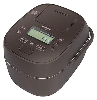 【中古】パナソニック 炊飯器 5.5合 急減圧バルブ おどり炊き 全面発熱5段IH式 ブラウン SR-M10A-T