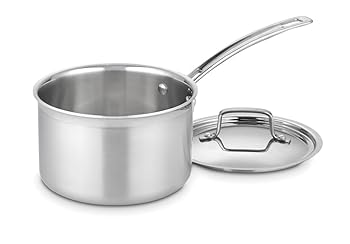 【中古】Cuisinart MCP193-18N MultiClad Pro Stainless Steel 3-Quart Saucepan with Cover by Cuisinart 並行輸入品 その他-キッチン用品・食器・調理器具