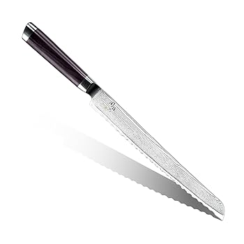 【中古】【39shop】貝印★KAI パン切り包丁 関孫六 ダマスカス 240mm 日本製 AE5207（良い）｜ドリエム店