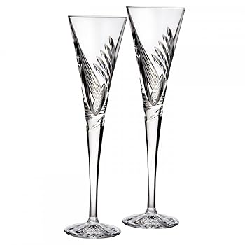 【中古】Waterford Wishes Beginnings Flute Pair, 5-Ounce by Waterford キッチン用品・食器・調理器具-その他