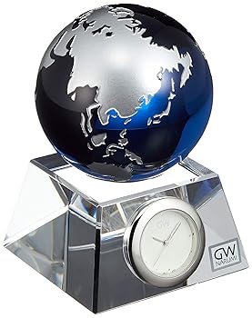 【中古】NARUMIナルミ グラスワークス 時計 ブルーアース デスククロックS GW1000-11050