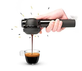 【中古】小型エスプレッソマシン Handpressoハンドプレッソハイブリッド - カフェポッド・コーヒー粉抽出可能 電気不要 - アウトドア・オフィス