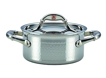 【中古】【39shop】Ruffoni★Symphonia Prima 1.5-quart Covered Casserole、ステンレススチール（非常に良い）｜ドリエム店