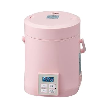 【中古】AL COLLEアルコレ ミニライスクッカーミニ炊飯器タイマー ピンク ARCT104P