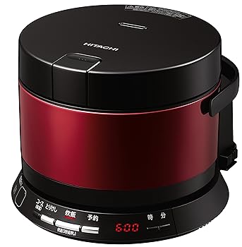 【中古】【39shop】日立★炊飯器 2合 IH式 おひつ御膳 コンパクト&シンプル 打込鉄釜 RZ-WS2M R（非常に良い）｜ドリエム店