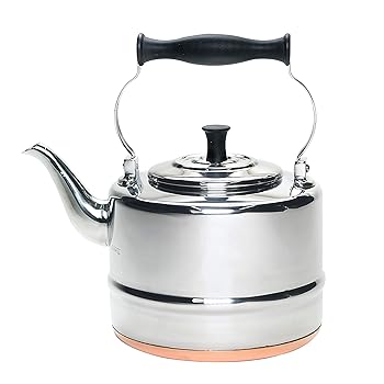 【中古】【39shop】並行輸入BonJour★2-Qt. Stainless Steel Classic Tea Kettle with Copper Bottom　ステンレス製ケトル（非常に良い）｜ドリエム店