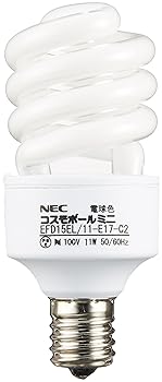 【中古】NEC 電球形蛍光ランプD形60W電球色E17 EFD15EL11E17C2C