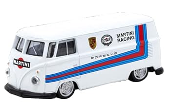 【中古】TARMACWORKS × Schuco 164 フォルクスワーゲン T1 Panel Van Martini Racing 完成品 T64S-005-MAR