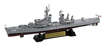 【中古】ピットロード 1700 スカイウェーブシリーズ 海上自衛隊 護衛艦 DDG-163 あまつかぜ 就役時 旗・艦名プレートエッチングパーツ付 プラモデル J88N