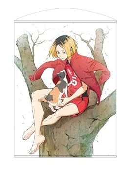 【中古】ハイキュー!! TO THE TOP 孤爪研磨 100cm タペストリー 約100cm×75cm
