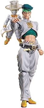 【中古】【39shop】メディコス★超像可動 ジョジョの奇妙な冒険 第四部 岸辺露伴&ヘブンズ・ドアー 約150mm PVC&ABS&ナイロン 塗装済み可動フィギュア（良い）｜ドリエム店