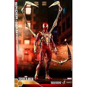 【中古】【39shop】ホットトイズ★VGM38 スパイダーマン アイアン スパイダーアーマー Spider-Man Iron Spider Armor（非常に良い）｜ドリエム店