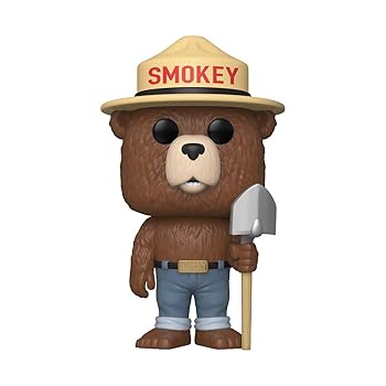 【中古】POP!Funko 広告アイコン スモーキーベア フロック限定版限定
