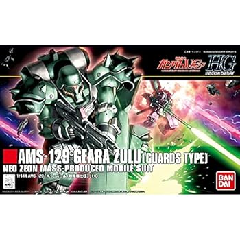 【中古】【39shop】HGUC★機動戦士ガンダムUC AMS-129 ギラ・ズール親衛隊仕様 1144スケール 色分け済みプラモデル（非常に良い）｜ドリエム店