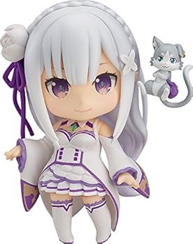 【中古】ねんどろいど Re:ゼロから始める異世界生活 エミリア ノンスケール ABS&PVC製 塗装済み可動フィギュア 再販分