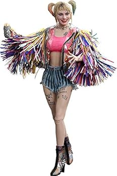 【中古】ホットトイズ ムービー・マスターピース ハーレイ・クインの華麗なる覚醒 BIRDS OF PREY ハーレイ・クインコーションテープ版 16スケールフィギ画像