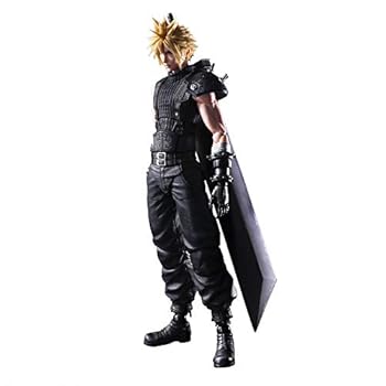 【中古】ファイナルファンタジーVII リメイク PLAY ARTS改 クラウド・ストライフ Version 2 PVC製 塗装済み可動フィギュア