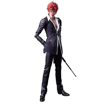 【中古】ファイナルファンタジーVII リメイク PLAY ARTS改 レノ PVC製 塗装済み可動フィギュア