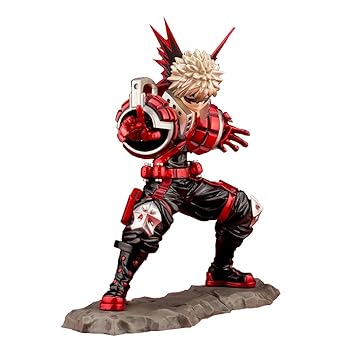 【中古】ARTFX J 僕のヒーローアカデミア 爆豪勝己 Limited color edition 18スケール PVC製 塗装済み完成品フィギュア