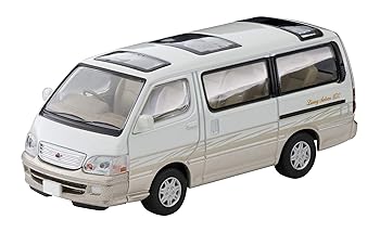 【中古】トミーテック トミカリミテッドヴィンテージ ネオ 164 LV-N216a トヨタ ハイエースワゴン リビングサルーン EX 2002年式 白ベージュ 完成品 3124