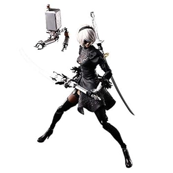 【中古】【39shop】ニーア★オートマタ PLAY ARTS改 ヨルハ 二号 B型 DX版 PVC製 塗装済み可動フィギュア(非常に良い)|ドリエム店