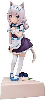 【中古】ピーエムオフィスエー ネコぱら バニラ Pretty kitty Style 17スケール PVC製 塗装済み 完成品 フィギュア PF141
