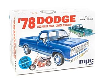 【中古】MPC 125 1978 ダッジ D100 カスタム・ピックアップ プラスチックモデルキット MPC901