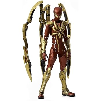【中古】RE:EDIT 16 アイアン・スパイダー 16スケール ABS&ダイキャスト製 塗装済み 完成品 アクションフィギュア