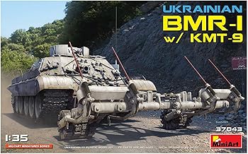 【中古】ミニアート 135 ウクライナ軍 BMR-1・KMT-9 プラモデル MA37043