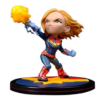 【中古】Qフィグ キャプテン・マーベル キャプテン・マーベル PVCフィギュア