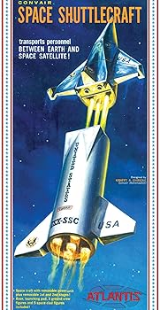 【中古】アトランティスモデル 1150 コンベア スペース シャトルクラフト 旧レベル プラモデル ATLAMCH1828