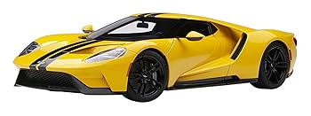 【中古】【39shop】AUTOart★118 フォード GT 2017 イエローブラック・ストライプ 完成品(非常に良い)|ドリエム店