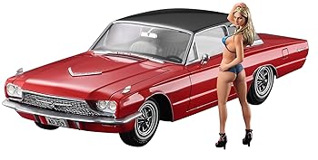 【中古】ハセガワ 124 1966 アメリカン クーペ タイプT wブロンドガールズ フィギュア プラモデル SP441