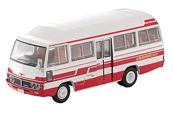 【中古】トミカリミテッドヴィンテージ 164 LV-184b トヨタ コースター ご機嫌大屋根 晴れ晴れしい車 白赤 成し遂げる品