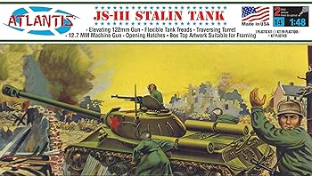 【中古】アトランティスモデル 148 WW.II ソビエト軍 スターリン戦車 プラスチックモデルキット AMCA303