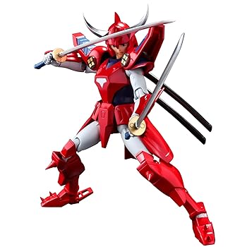 【中古】超弾可動 鎧伝サムライトルーパー 烈火のリョウ ノンスケール ABS&PVC製 塗装済み完成品 アクションフィギュア