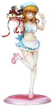 【中古】Dream Tech ガールズ&パンツァー 武部 沙織 バレンタインエプロン 17スケール PVC製 塗装済み 完成品 フィギュア